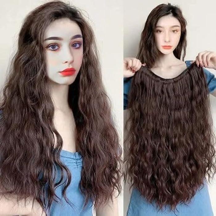 DILLARDS Change Your Look With A Touch Of Glamour And Discover The World Of Style With This Extension That Looks Closer To Natural Hair In Natural Brown Color - Image 1